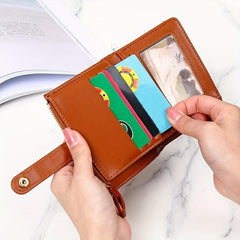 Stone Pattern Short Wallet Women's Card Slots Purse Coin Purse