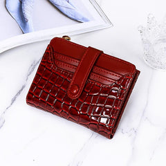 Stone Pattern Short Wallet Women's Card Slots Purse Coin Purse