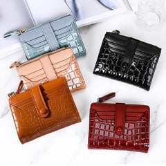 Stone Pattern Short Wallet Women's Card Slots Purse Coin Purse