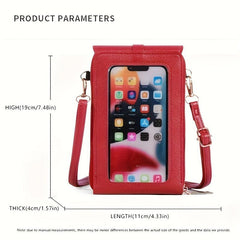 Touch Screen Crossbody Phone Bag with Card Slots
