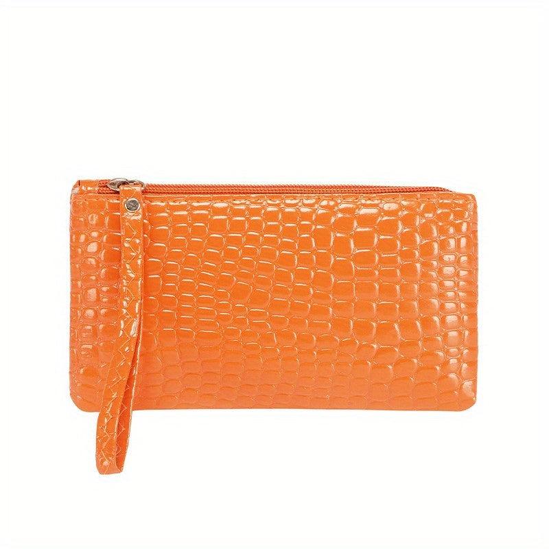 Crocodile Pattern Wallet Clutch Coin Purse