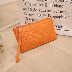 Crocodile Pattern Wallet Clutch Coin Purse