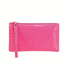 Crocodile Pattern Wallet Clutch Coin Purse