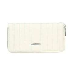 Faux Leather Clutch Zip Wallet Card Purse Buckle
