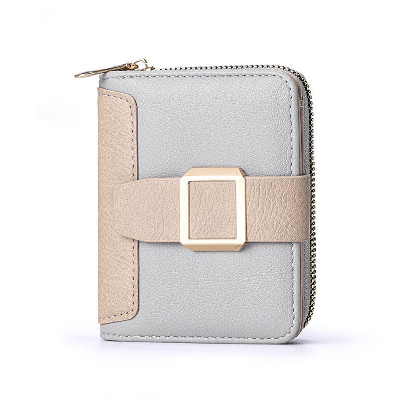 Women Retro Mini Coin Purse Square Card Package
