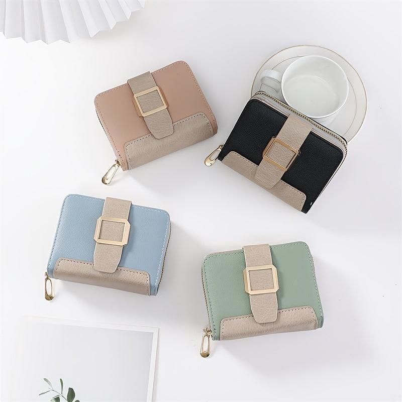 Women Retro Mini Coin Purse Square Card Package