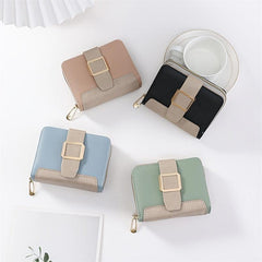 Women Retro Mini Coin Purse Square Card Package