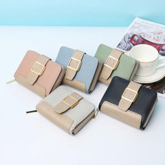 Women Retro Mini Coin Purse Square Card Package