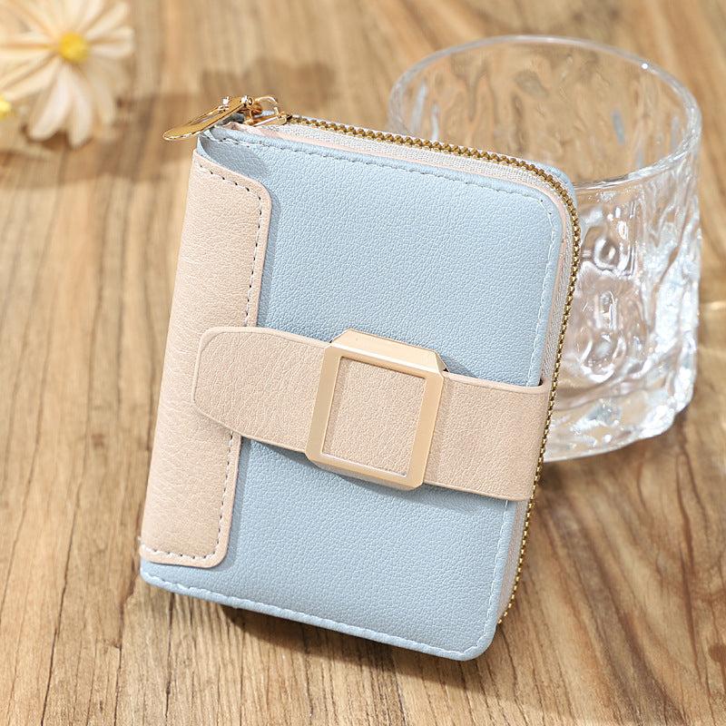 Women Retro Mini Coin Purse Square Card Package