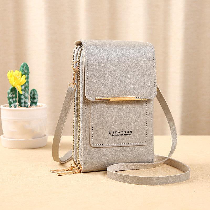 Women's Minimalist Shoulder Bag with Detachable Strap