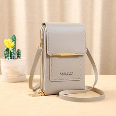 Women's Minimalist Shoulder Bag with Detachable Strap