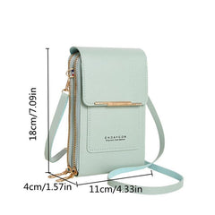 Women's Minimalist Shoulder Bag with Detachable Strap