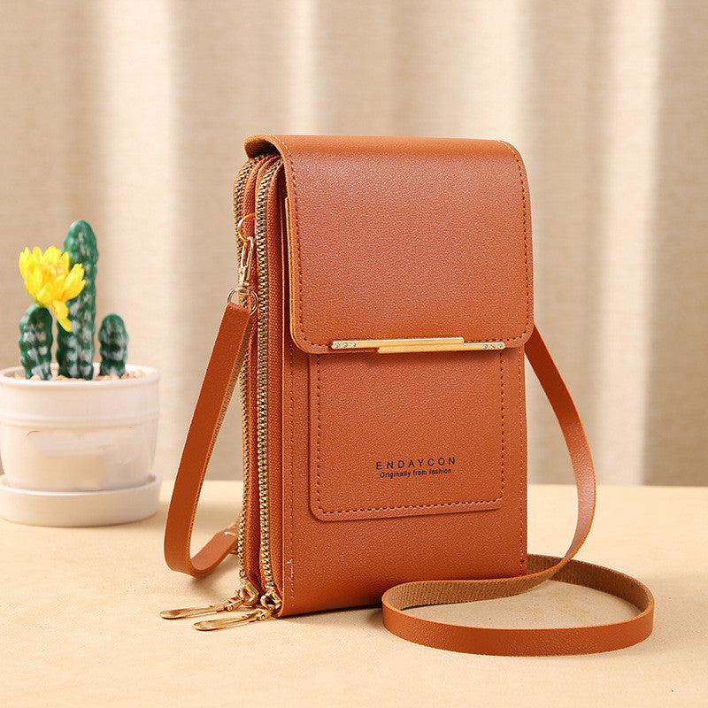 Women's Minimalist Shoulder Bag with Detachable Strap