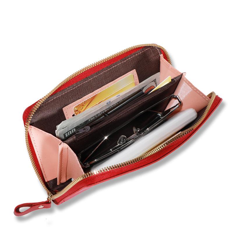 Minimalist Solid Shoulder Bag Touch Screen Crossbody Bag