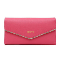 Trifold Long Wallet with ID Windows & Card Slots