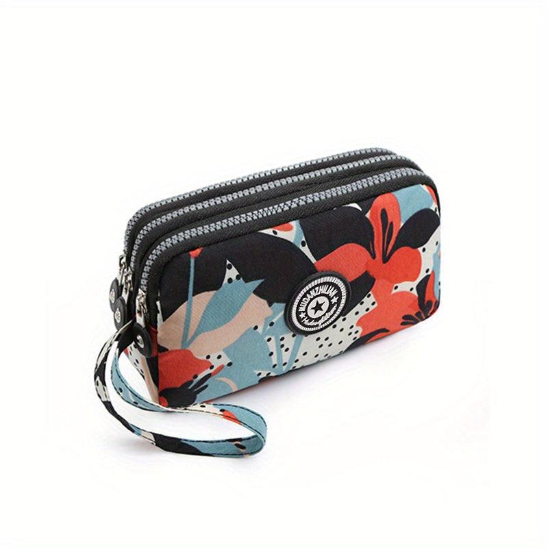 Women's Nylon Handbags Wrist Wallet Clutch Coin Purse