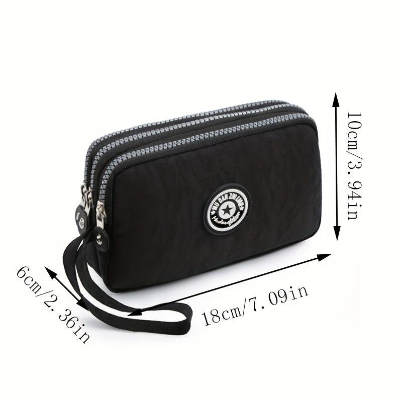 Women's Nylon Handbags Wrist Wallet Clutch Coin Purse