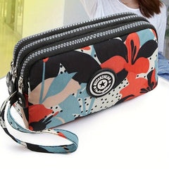 Women's Nylon Handbags Wrist Wallet Clutch Coin Purse