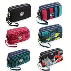 Women's Nylon Handbags Wrist Wallet Clutch Coin Purse