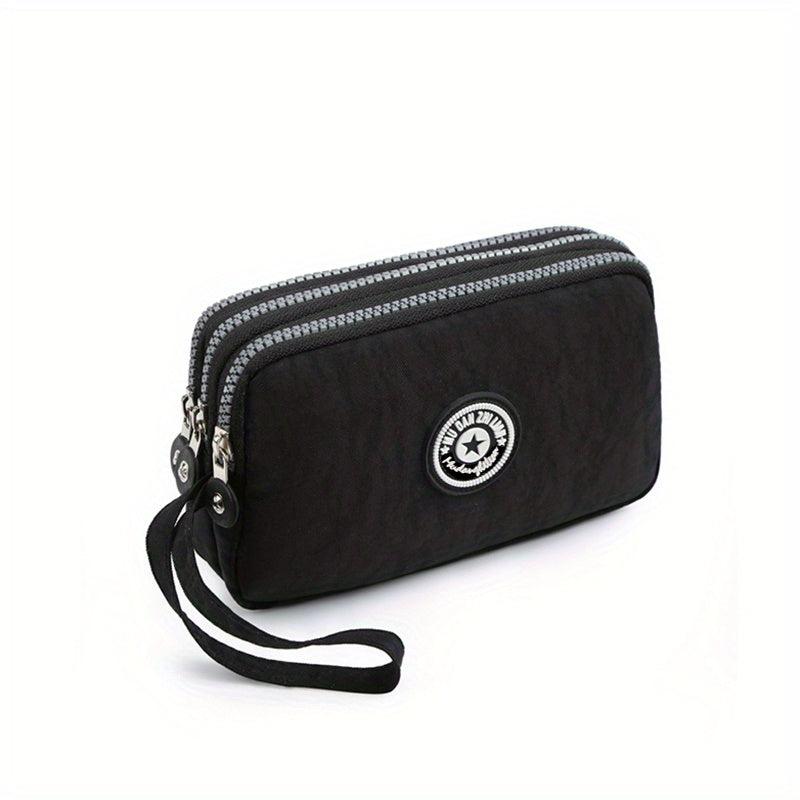 Women's Nylon Handbags Wrist Wallet Clutch Coin Purse