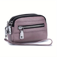 Mini Leather Coin Purse Women's Wallet & Card Organizer