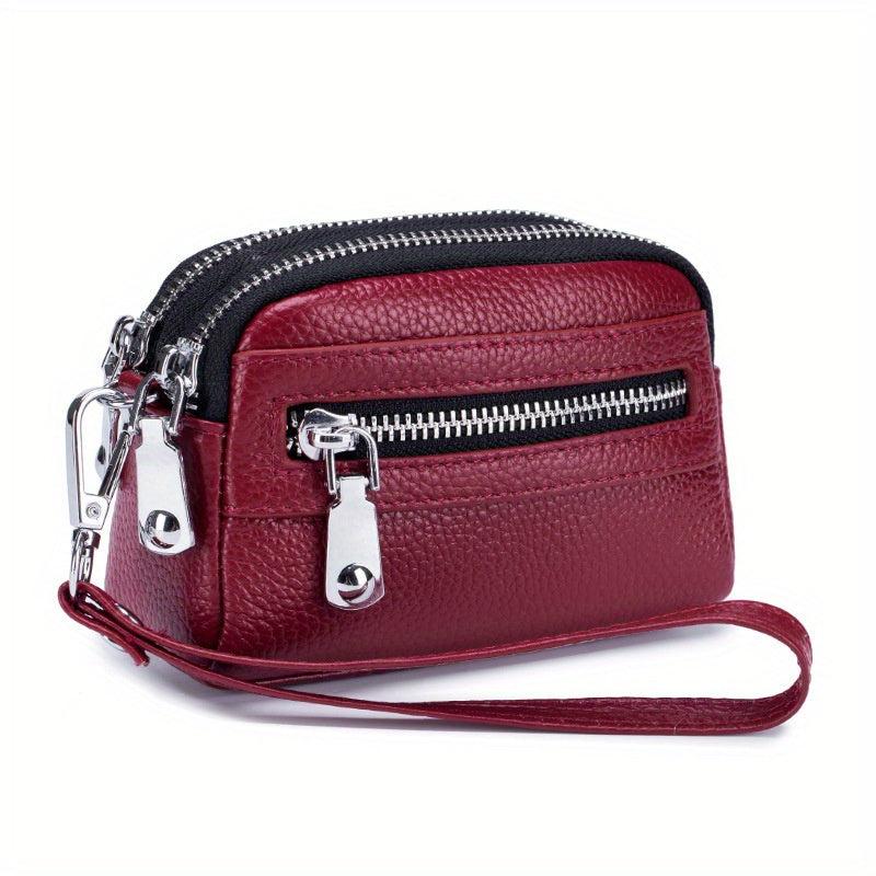 Mini Leather Coin Purse Women's Wallet & Card Organizer