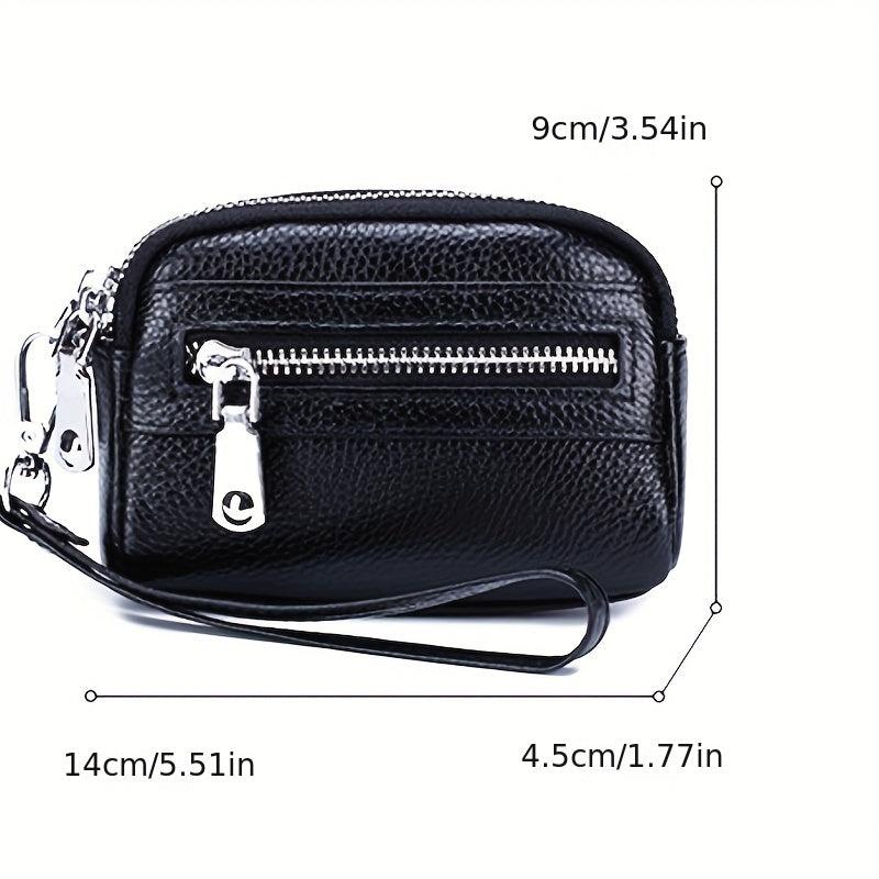 Mini Leather Coin Purse Women's Wallet & Card Organizer