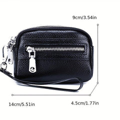Mini Leather Coin Purse Women's Wallet & Card Organizer