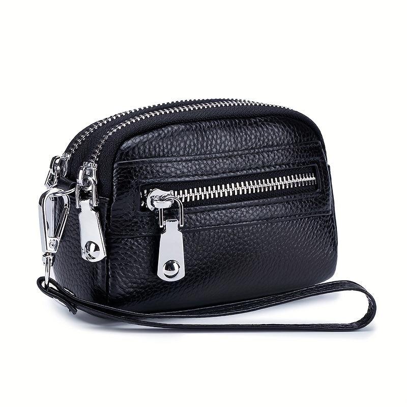 Mini Leather Coin Purse Women's Wallet & Card Organizer