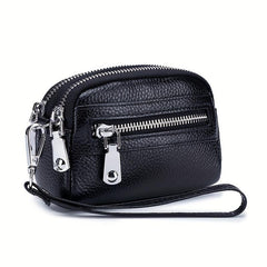 Mini Leather Coin Purse Women's Wallet & Card Organizer