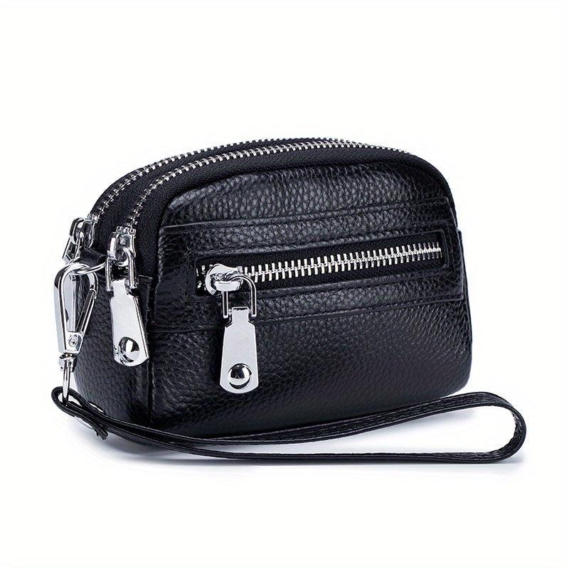 Mini Leather Coin Purse Women's Wallet & Card Organizer