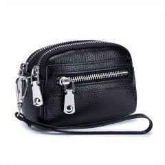 Mini Leather Coin Purse Women's Wallet & Card Organizer
