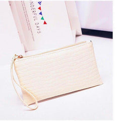 Women's Wristlet Coin Purse Zipper Wallet Clutch Bag For Cash & Key