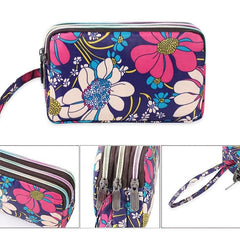 Flower Pattern Long Purse Multifunctional Wallet