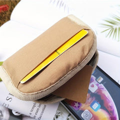 Cartoon Animal Pattern Coin Purse Zipper Clutch Wallet Canvas Storage Pouch