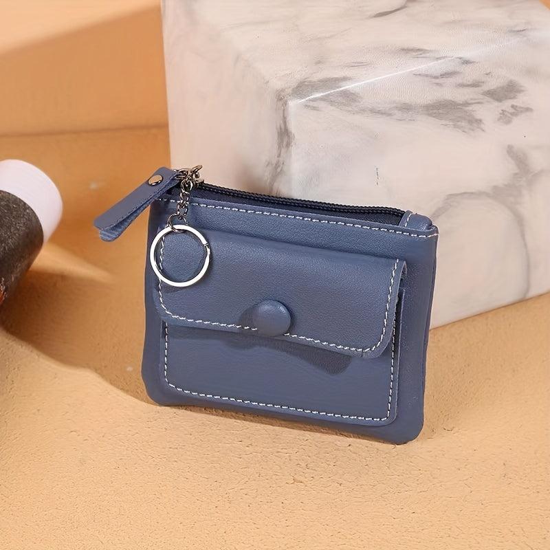 Women's Mini Coin Purse Solid Wallet Casual Storage Bag