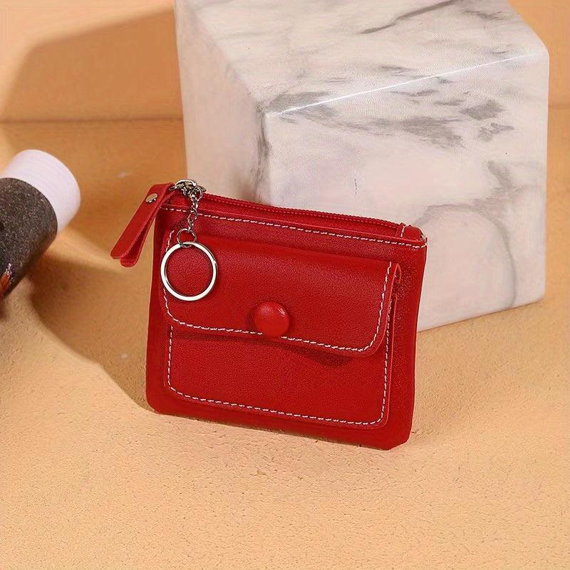 Women's Mini Coin Purse Solid Wallet Casual Storage Bag