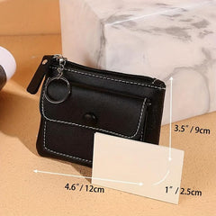 Women's Mini Coin Purse Solid Wallet Casual Storage Bag