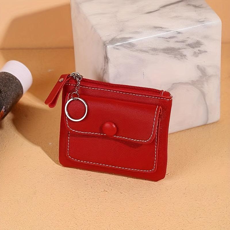 Women's Mini Coin Purse Solid Wallet Casual Storage Bag