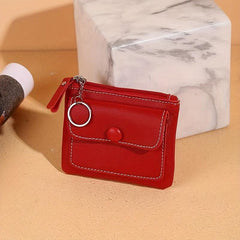 Women's Mini Coin Purse Solid Wallet Casual Storage Bag