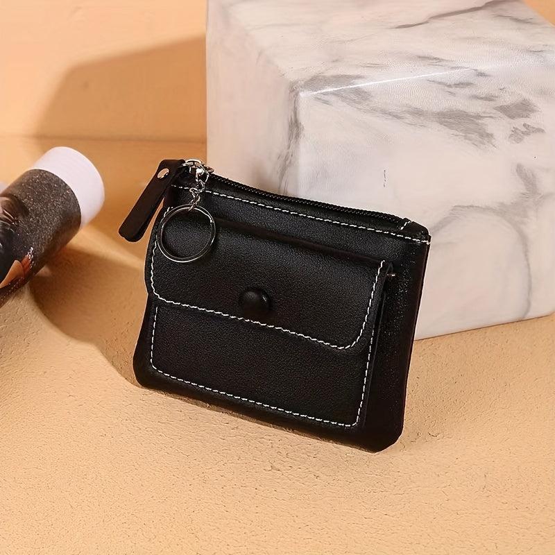 Women's Mini Coin Purse Solid Wallet Casual Storage Bag
