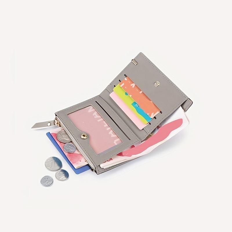 Minimalist Bifold Coin Purse Clutch Classic Credit Card Case