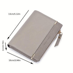 Minimalist Bifold Coin Purse Clutch Classic Credit Card Case