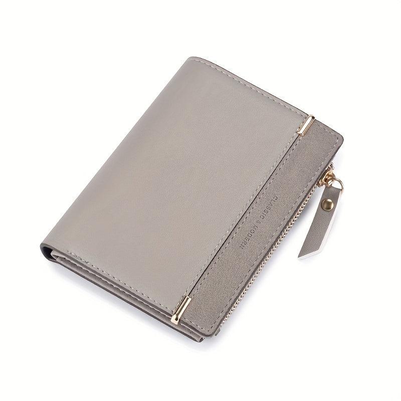 Minimalist Bifold Coin Purse Clutch Classic Credit Card Case