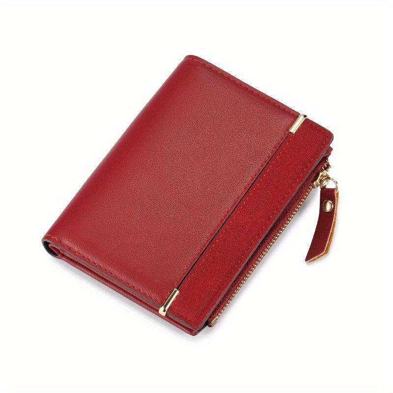 Minimalist Bifold Coin Purse Clutch Classic Credit Card Case