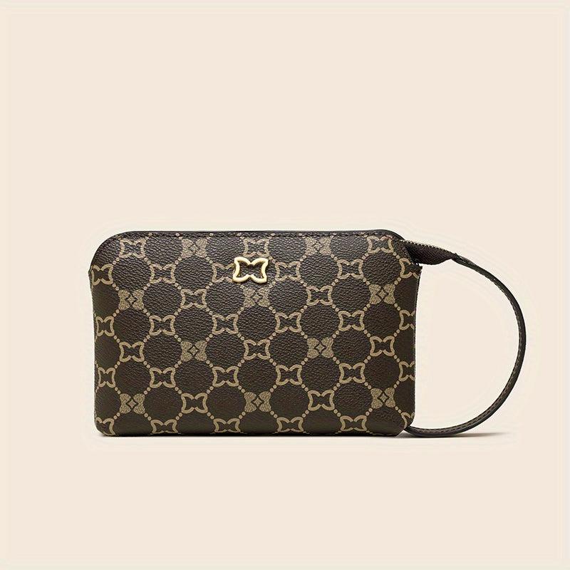 Women's Vintage Pattern Clutch Coin Purse Zip Wallet