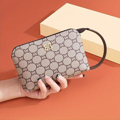 Women's Vintage Pattern Clutch Coin Purse Zip Wallet