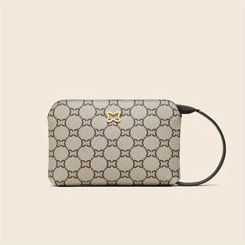 Women's Vintage Pattern Clutch Coin Purse Zip Wallet