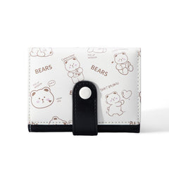 Bunny Wallet Trifold PU Short Wallet For Women