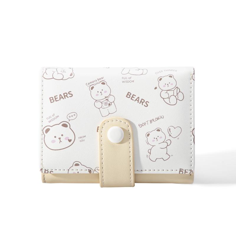 Bunny Wallet Trifold PU Short Wallet For Women